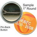 Custom Buttons - 1 Inch Round, Pin-back